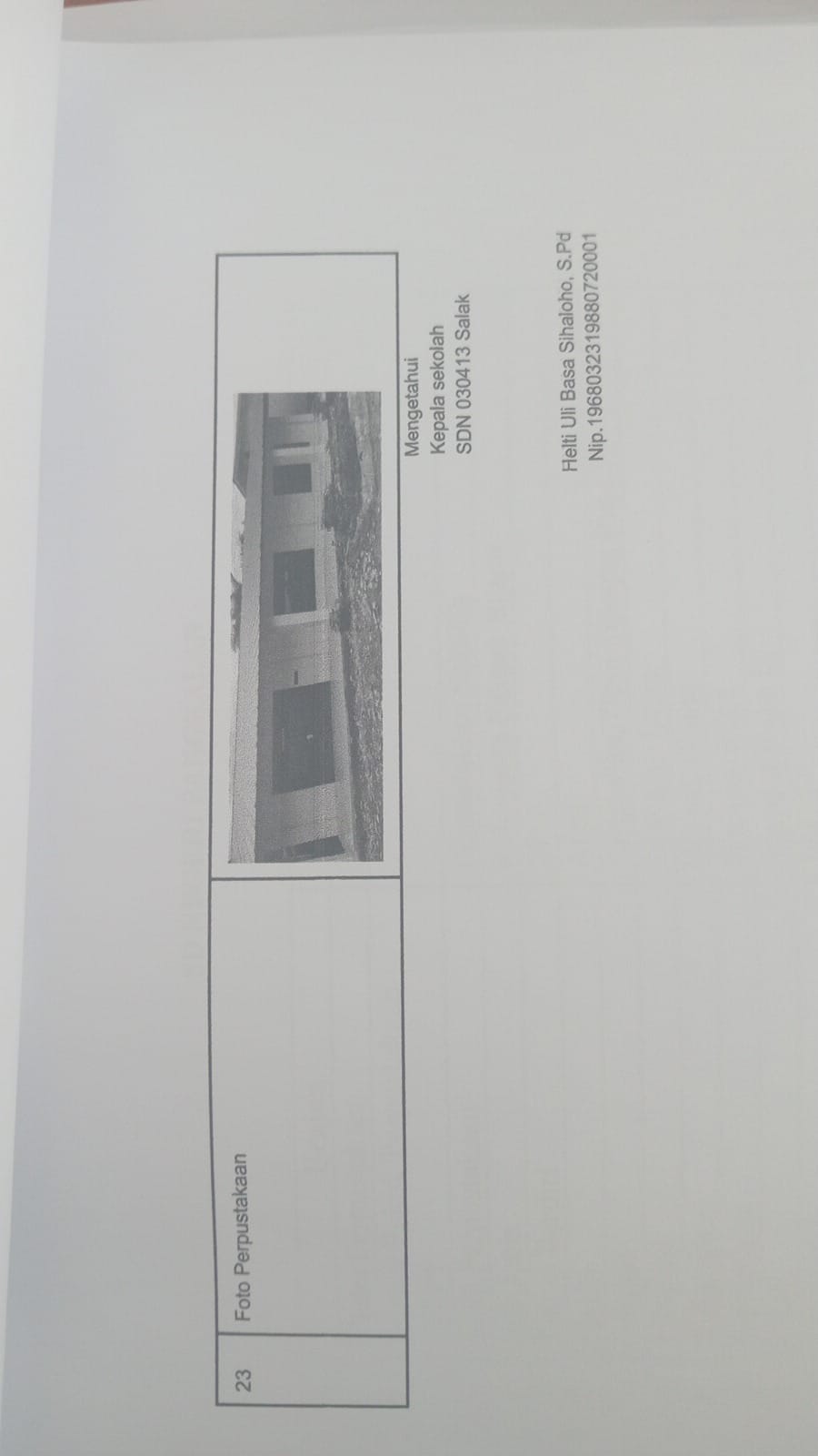 Perpustakaan SD Negeri 030413 Salak